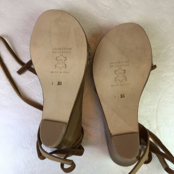 Cornetti Tropea Wedge Cheetah Print Sandals 36 - Picture 16 of 16